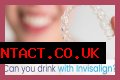 Can you drink water wearing invisalign?
