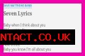 
                    Dave Matthews Band
                     – 
                    Seven lyrics
                