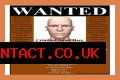 Fake name on a wanted poster