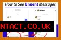 How to See Unsent Messages on Messenger